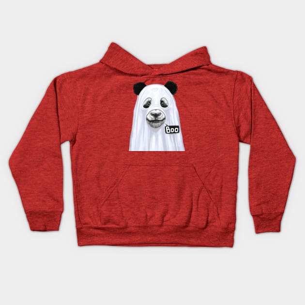 Panda Boo Kids Hoodie by NikKor